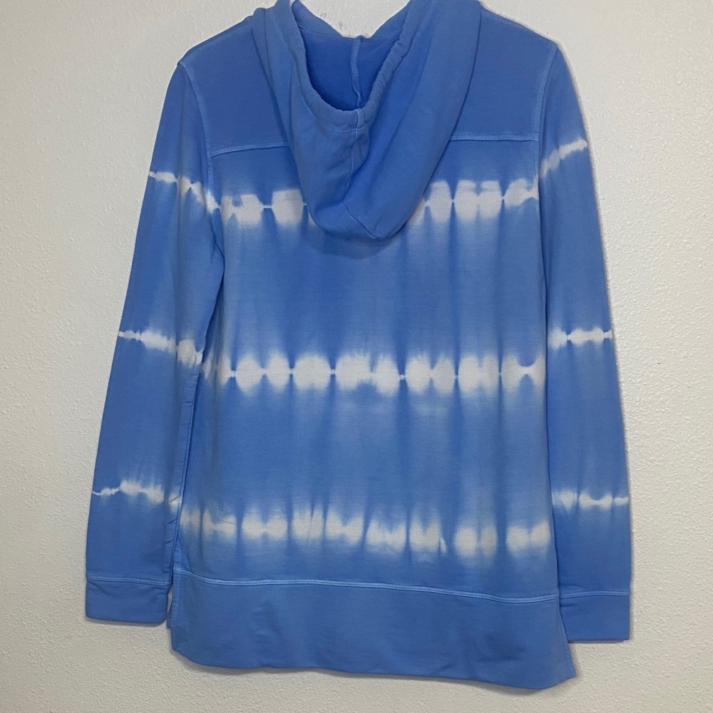 Vineyard Vines Light Blue Tie-Dye Hoodie Size S 100% Cotton - Picture 7 of 16